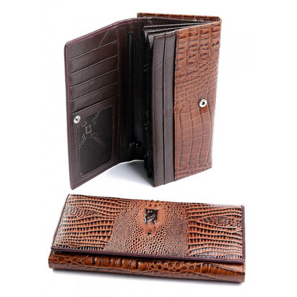 

Кошелек натуральная кожа WCash №A137-207 D.Coffee