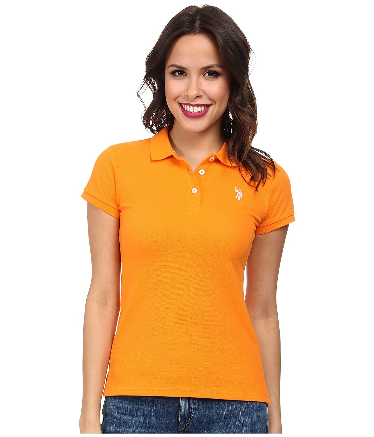 

Поло U.S. POLO Solid Small Pony Polo Orange Popsicle, L (48)