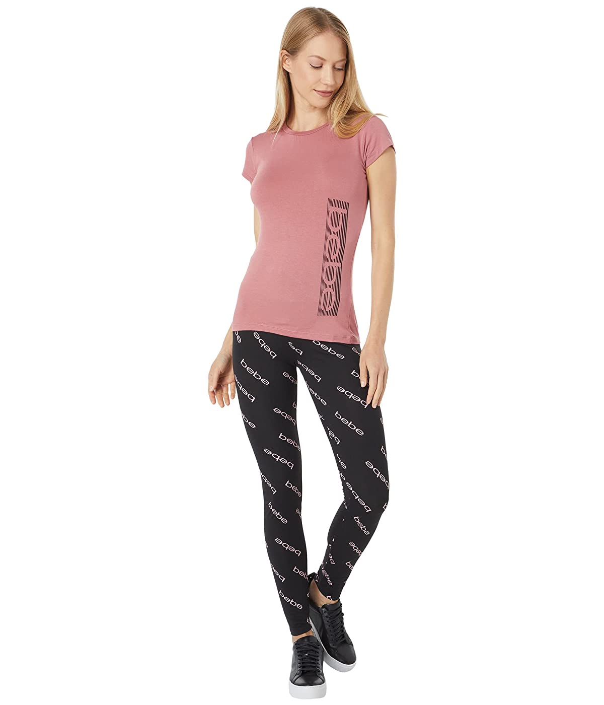 

Леггинсы bebe All Over Logo Black/Pink,  (48, Леггинсы bebe All Over Logo Black/Pink, L (48)