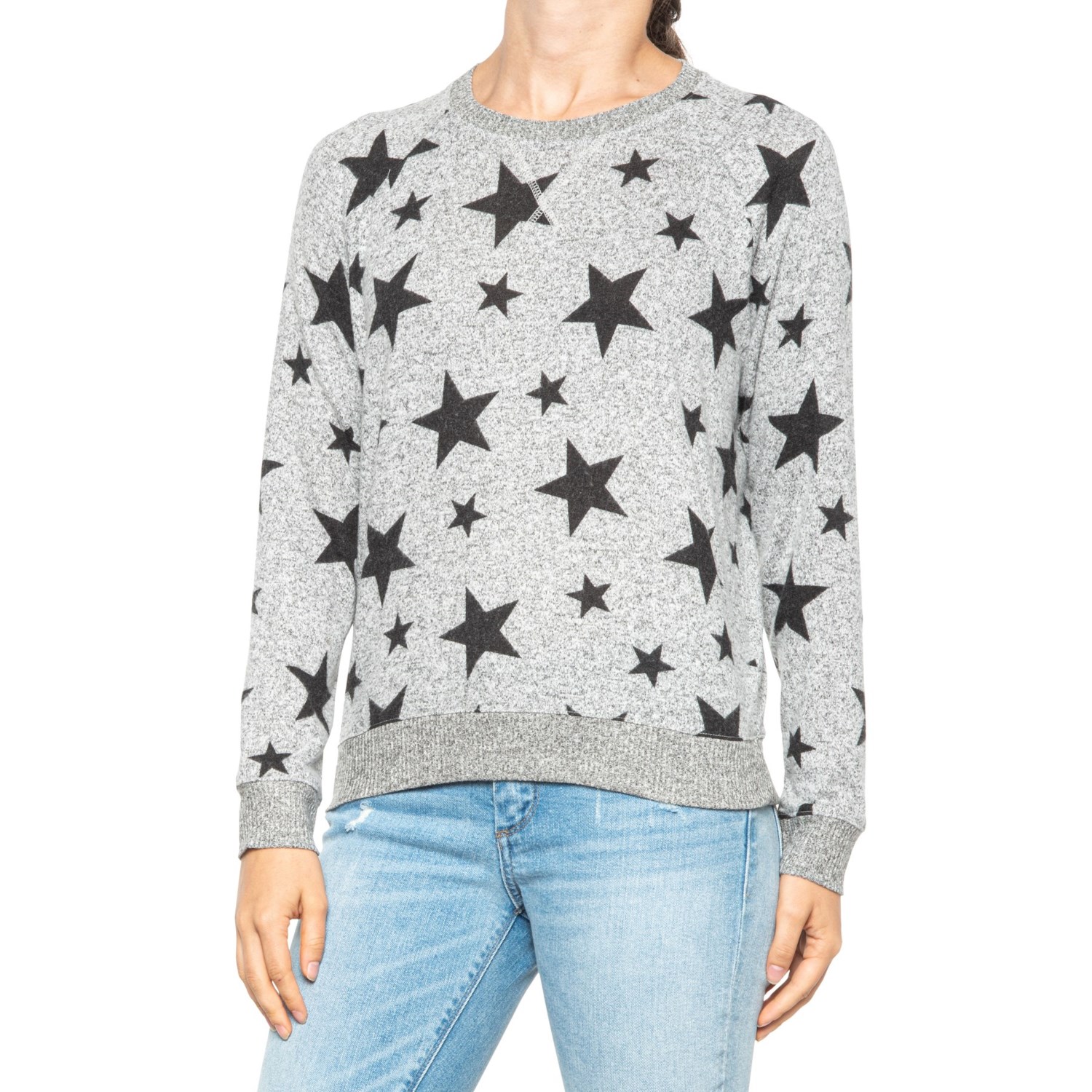 

Лонгслив Lucky Brand Hacci Star Shirt - Heather Grey, L (48)