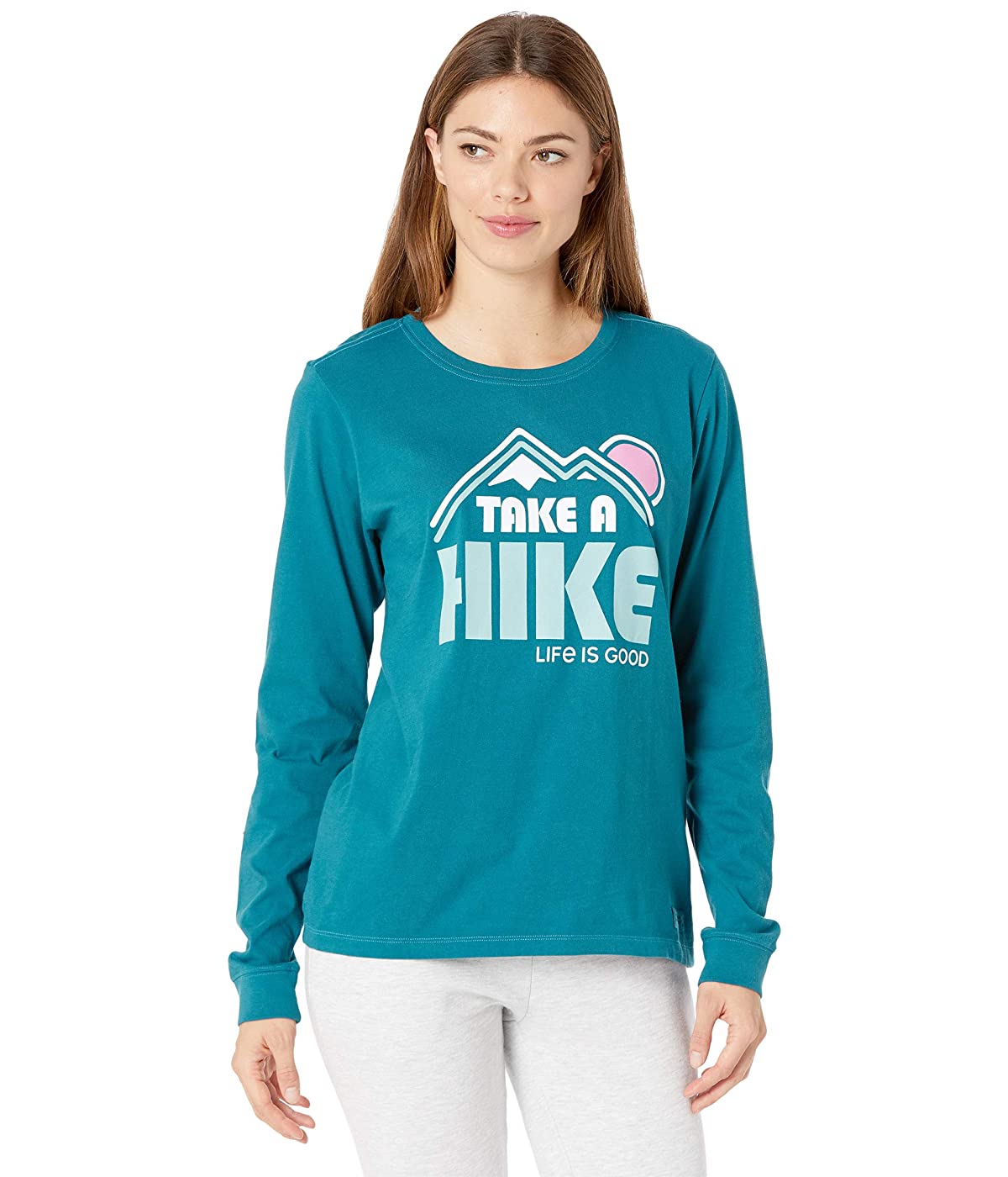 

Лонгслив Life is Good Take A Hike Crusher Persian Blue, XXL (52)