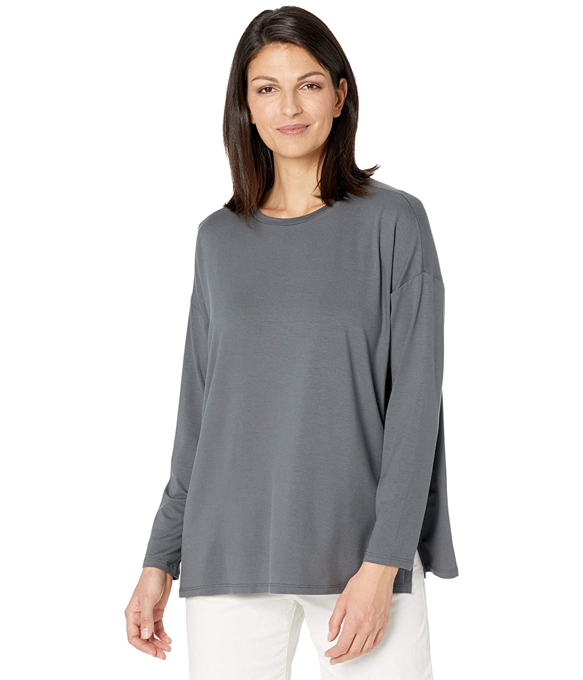 

Лонгслив Eileen Fisher Fine Jersey Crew Neck Box Top Slate,  (40, Лонгслив Eileen Fisher Fine Jersey Crew Neck Box Top Slate, XXS (40)