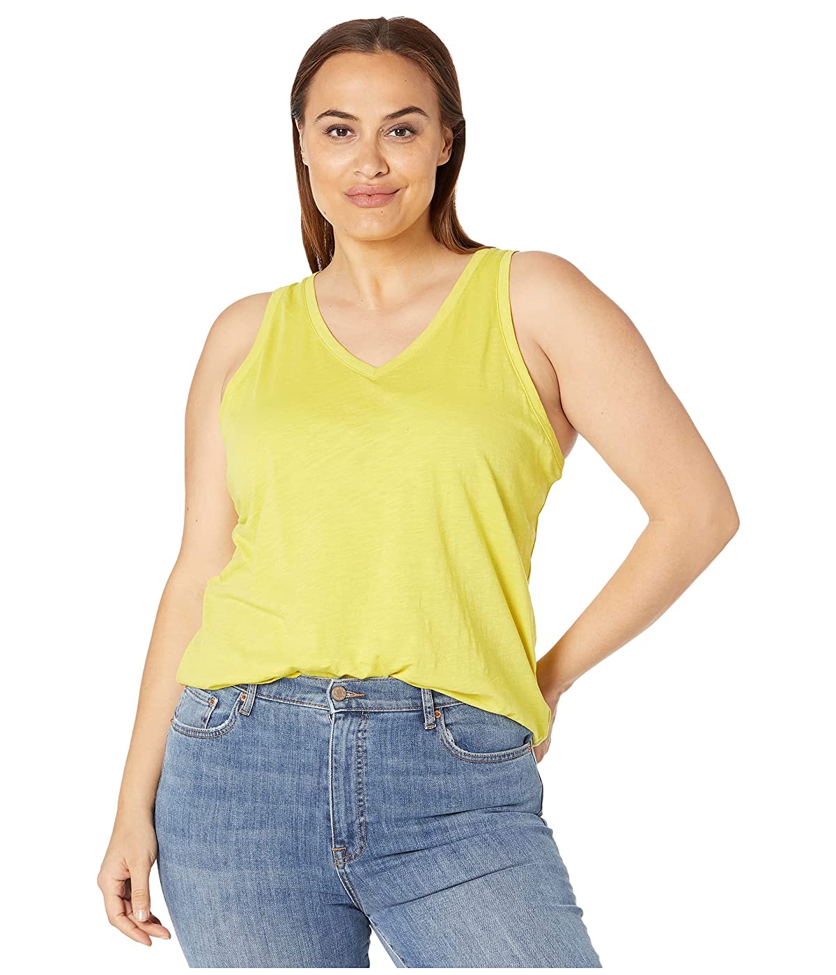 

Майка Madewell Plus Whisper Cotton V-Neck Tank Chrome Lemon,  (54, Майка Madewell Plus Whisper Cotton V-Neck Tank Chrome Lemon, 3X (54)