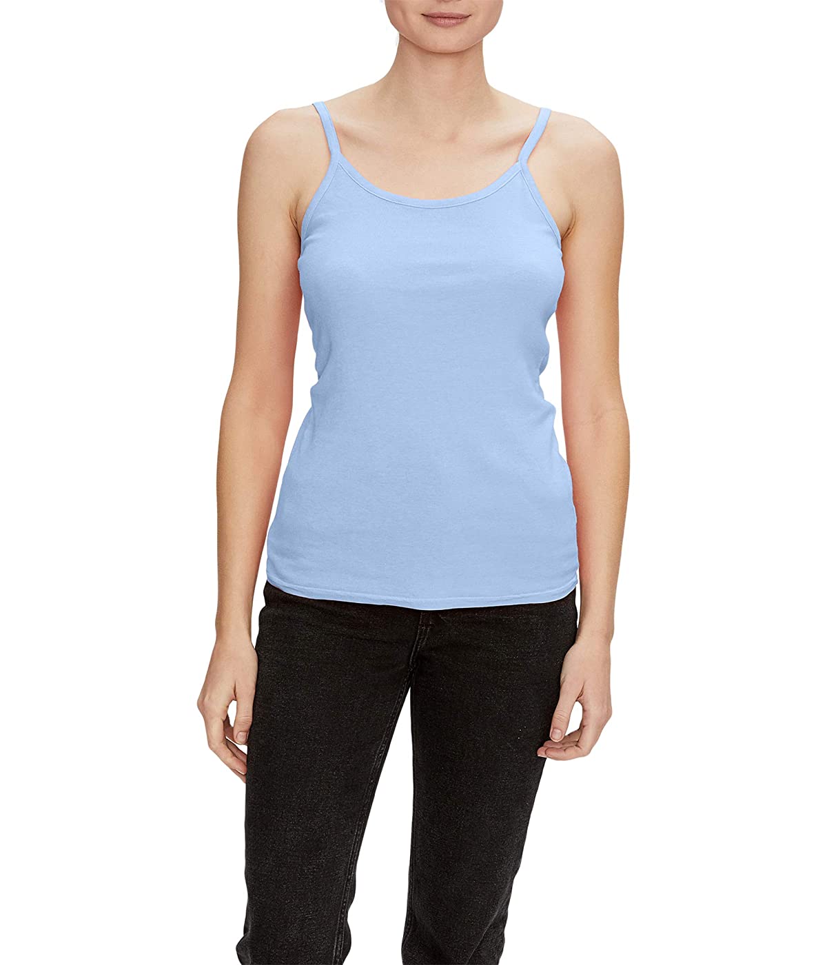 

Майка домашняя Michael Stars Cate Supima Cotton Strappy Tank Sky, Универсальный