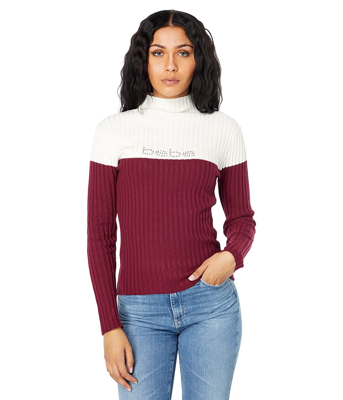

Свитер bebe Color-Block Burgundy/Ivory,  (46, Свитер bebe Color-Block Burgundy/Ivory, M (46)