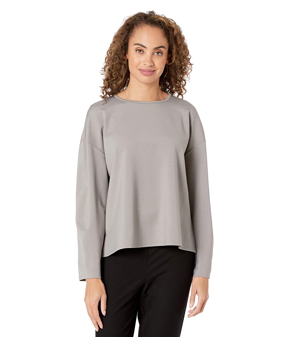 

Лонгслив Eileen Fisher Stretch Ponte Round Neck Boxy Top Smoke,  (42, Лонгслив Eileen Fisher Stretch Ponte Round Neck Boxy Top Smoke, XS (42)