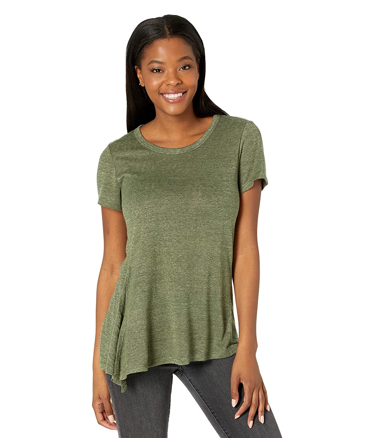 

Футболка Bobeau Side Tie Short Sleeve Tee Olive,  (48, Футболка Bobeau Side Tie Short Sleeve Tee Olive, L (48)