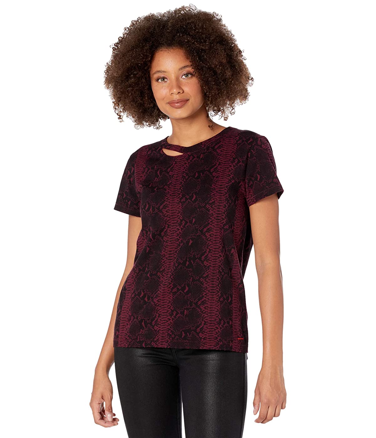 

Футболка n:philanthropy Harlow BFF Tee in Snakeprint Bordeaux Snake,  (50, Футболка n:philanthropy Harlow BFF Tee in Snakeprint Bordeaux Snake, XL (50)
