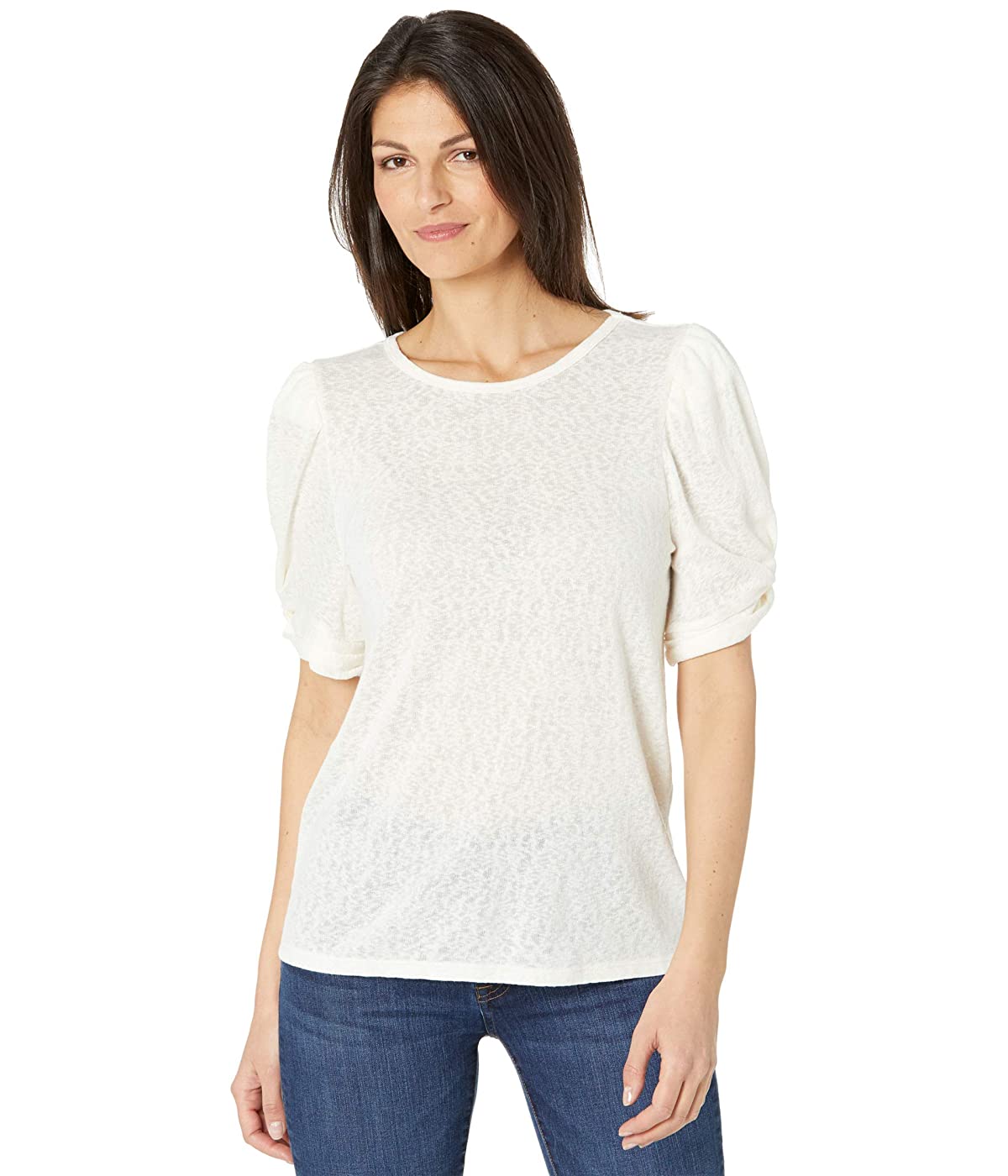 

Футболка Bobeau Short Puff Sleeve Top Ivory,  (48, Футболка Bobeau Short Puff Sleeve Top Ivory, L (48)