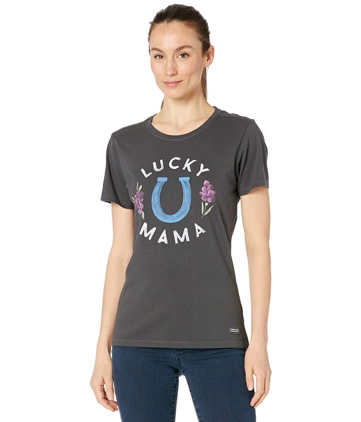 

Футболка Life is Good Lucky Mama Crusher Tee Night Black, XXL (52)