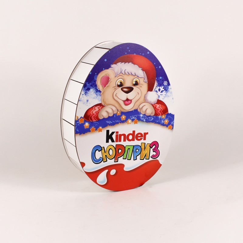 

Новогодняя деревянная коробка для подарка "Kinder" Медвежонок. So cute 004265