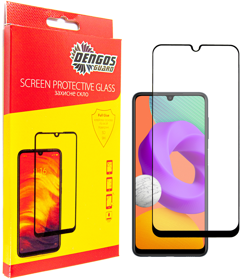 

Защитное стекло DENGOS для Samsung Galaxy M22 Black (TGFG-187)