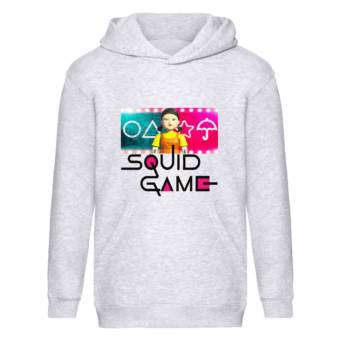 

Худи детская Игра в Кальмара 0015 (Squid game) серая (SQD-0015 gry) 116 см