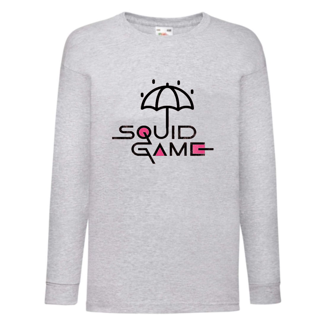 

Лонгслив реглан Игра в Кальмара 0022 (Squid game) серый (SQD-0022 gry) 152 см