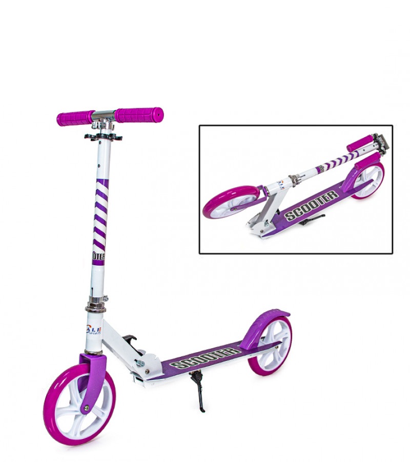 

Детский двухколесный самокат Scooter 460 со складной конструкцией, Фиолетовый