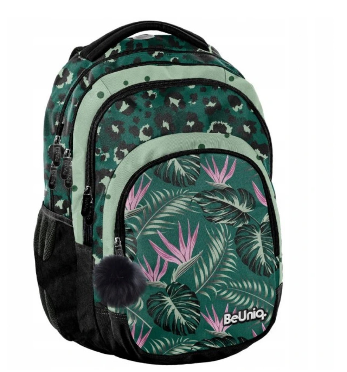 

Рюкзак школьный Paso BeUniq Jungle 41x31x24 см зеленый (PPRX21-2706)