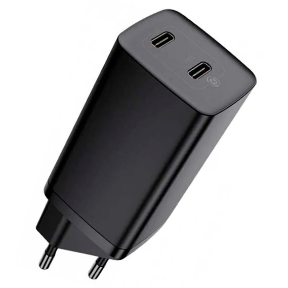 

Сетевое Зарядное Устройство 2Type-C Baseus GaN Lite 65W (CCGAN2L-E01) (Черный)