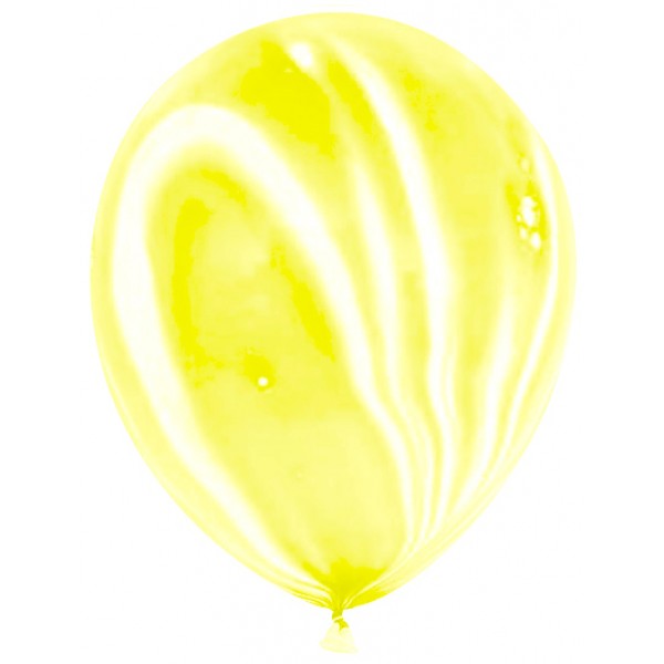 

Воздушные шары Мраморные 12"/30 см Желтые DREAM BALLOONS (Таиланд) 50 шт