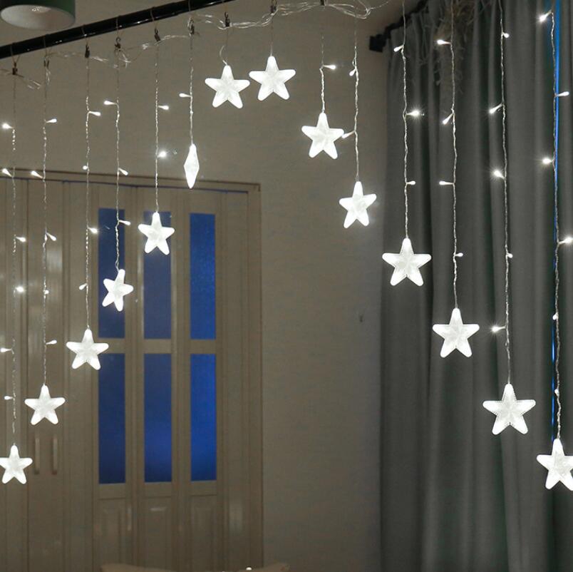 

Світлодіодна гірлянда LEDLight арка «Зірки» 16 шт прозорий провід 3 м White