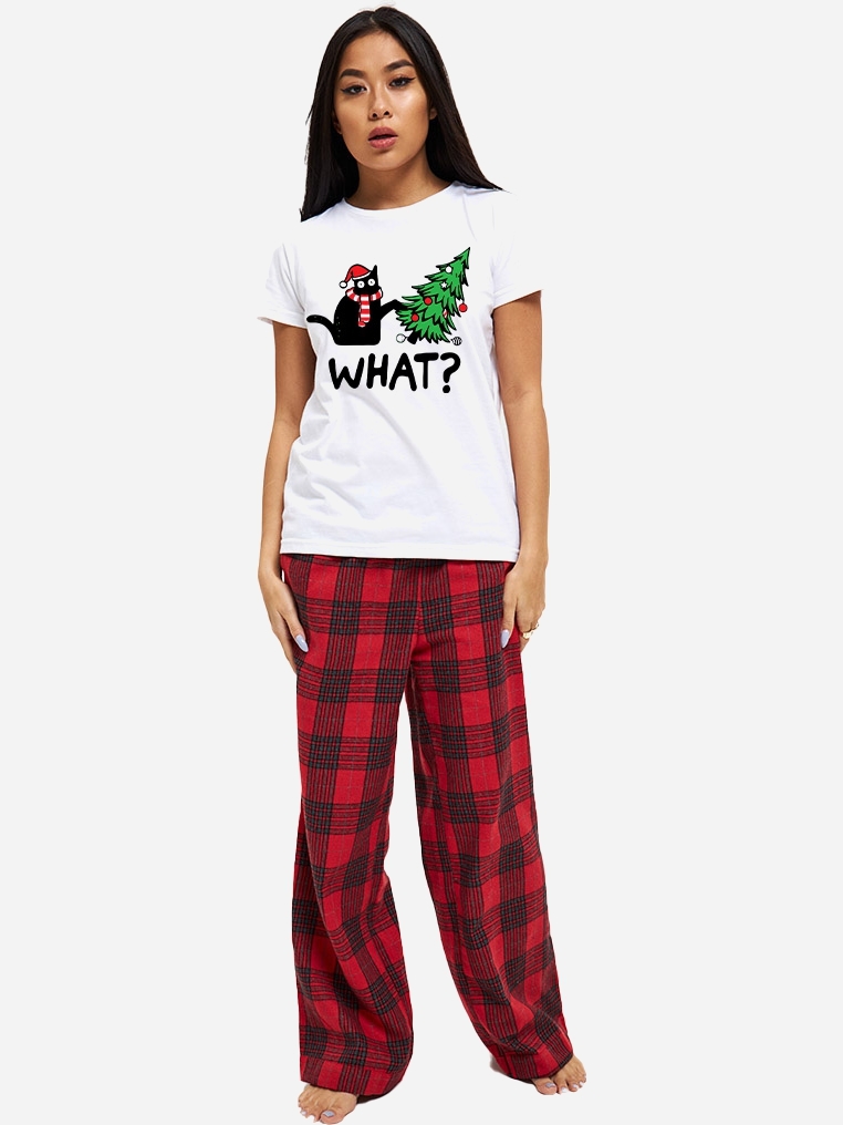 

Пижама Love&Live What! Тыць LLP01308  Белая с красным, Пижама Love&Live What! Тыць LLP01308 L Белая с красным