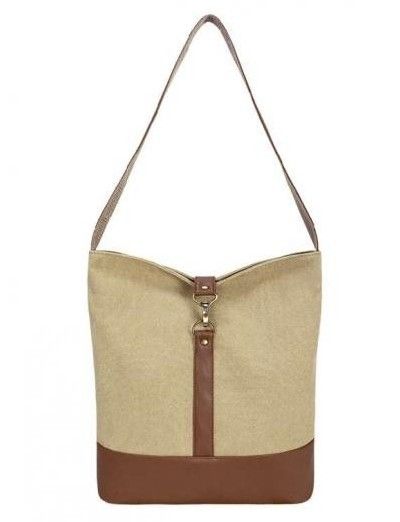 

Женская сумка Exodus Leather Canvas Бежевая S55Ex051