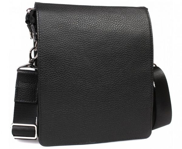 

Мужская кожаная сумка с клапаном Diamond AV-50-0998 Черная