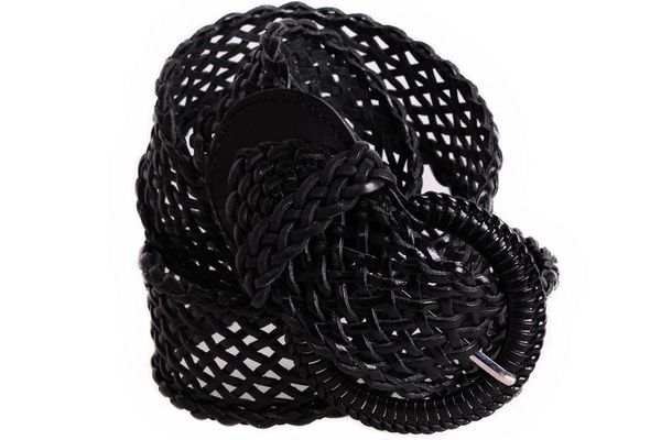 

Оригинальный женский пояс из кожи D-Belts S0120 черный (100-105 см х 5 см)
