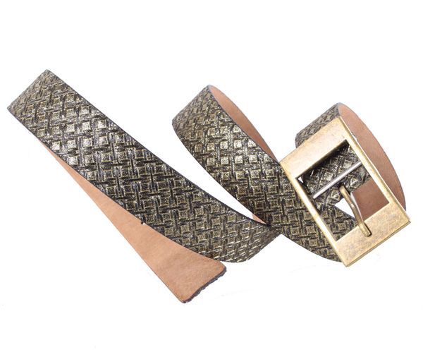 

Женский классический кожаный ремень D-Belts S1175 оливковый (105-120 см х 4 см)