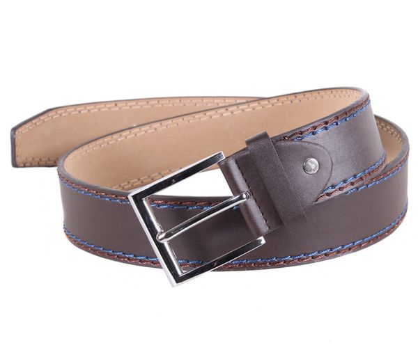 

Широкий ремень из эко-кожи D-Belts S0953 коричневый (100-115 см х 4.5 см)