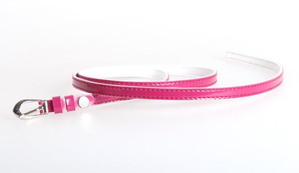 

Женский узкий ремень D-Belts S0527 розовый (105-110 см х 1 см)