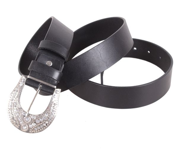 

Женский классический кожаный ремень D-Belts S1136 черный (130 см х 4 см)