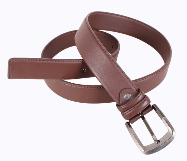 

Красивый джинсовый ремень эко кожа D-Belts S0633 коричневый (110 см х 3.8 см)