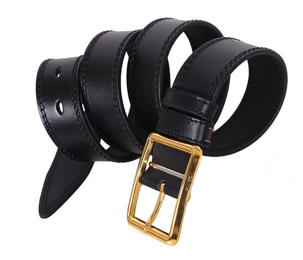 

Мужской кожаный ремень D-Belts S1378 черный (125 см х 4 см)