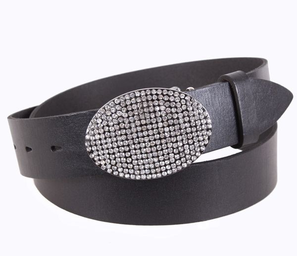 

Шикарный кожаный ремень для женщин D-Belts S1000 черный (115 см х 4 см)