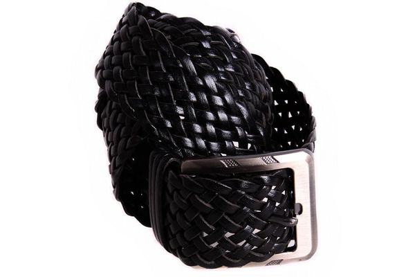

Мужская кожаная плетенка под брюки D-Belts S0101 черный (100-105 см х 3.5 см)