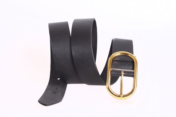 

Женский кожаный ремень под джинсы D-Belts S0266 черный (115 см х 3 см)