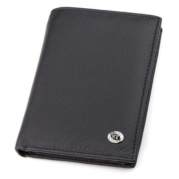 

Кошелек мужской из натуральной кожи ST Leather (ST-2) 98400 Черный