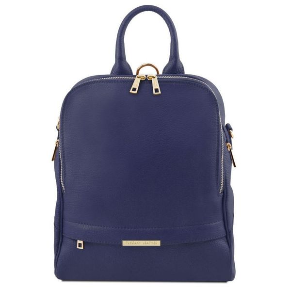

Женский кожаный рюкзак Tuscany Leather TL141376 Темно-синий TL Bag