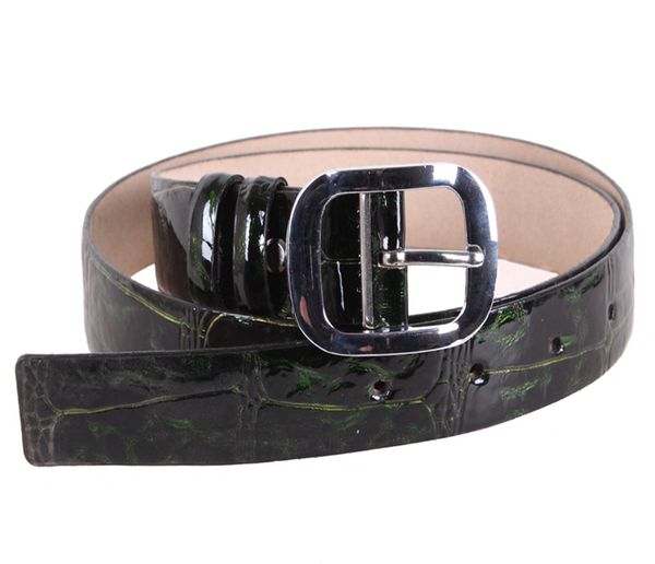 

Женский классический кожаный ремень D-Belts S1177 черный (105-120 см х 4 см)