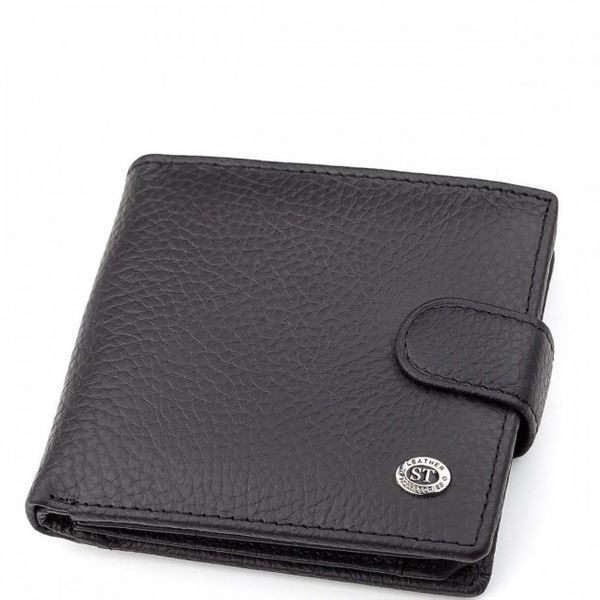 

Мужской кожаный кошелек ST Leather 98377 Черный