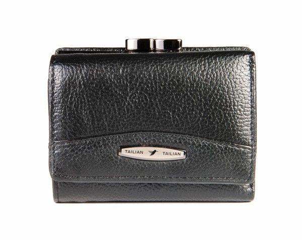 

Кошелек женский из натуралной кожи Tailian (T707) 98630 Черный