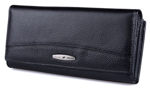 

Кошелек женский из кожи Tailian (T809) 98645 Черный