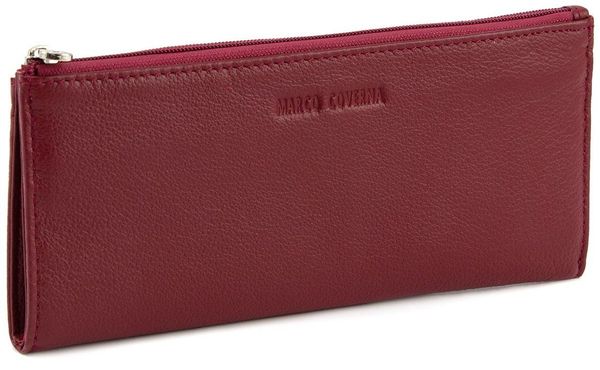 

Тонкий женский кошелек из натуральной кожи Marco Coverna MC-8805-4 бордовый