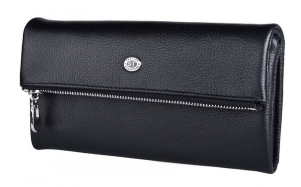 

Кожаный кошелек портмоне ST Leather 98431 Черный