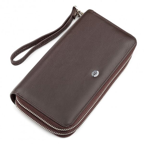 

Мужской кошелек- портмоне кожаное ST Leather 98326 Коричневый