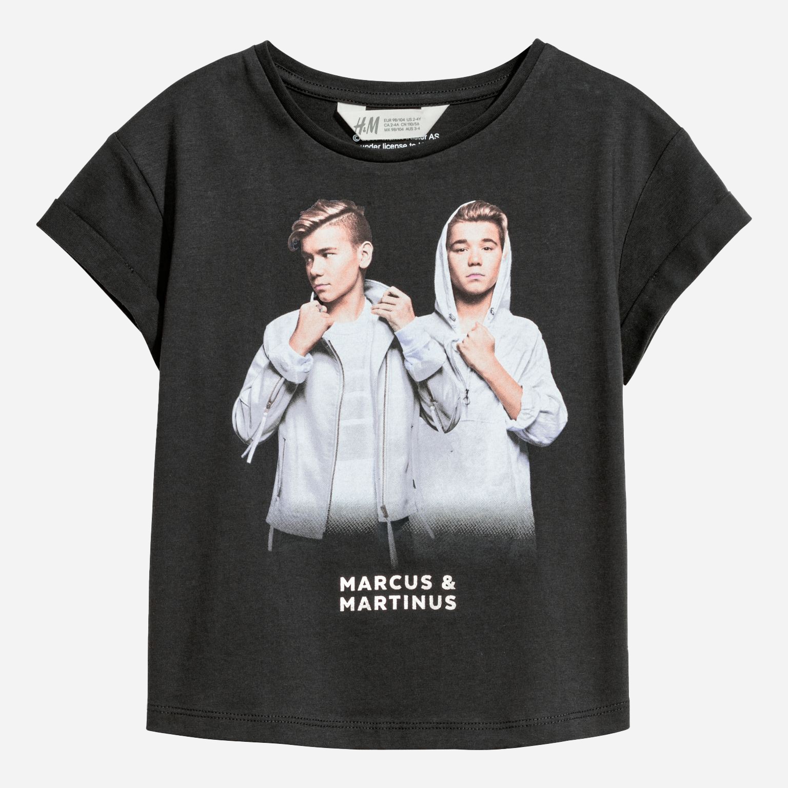 

Футболка H&M 631610b27 92 см Черная