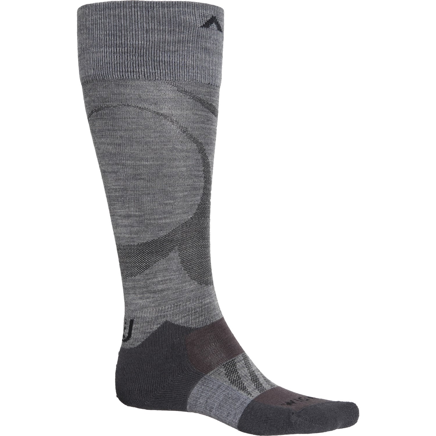

Носки Wigwam Moarri Ski - Merino Wool, Over the Calf (For Men and Women) Grey, S (44)