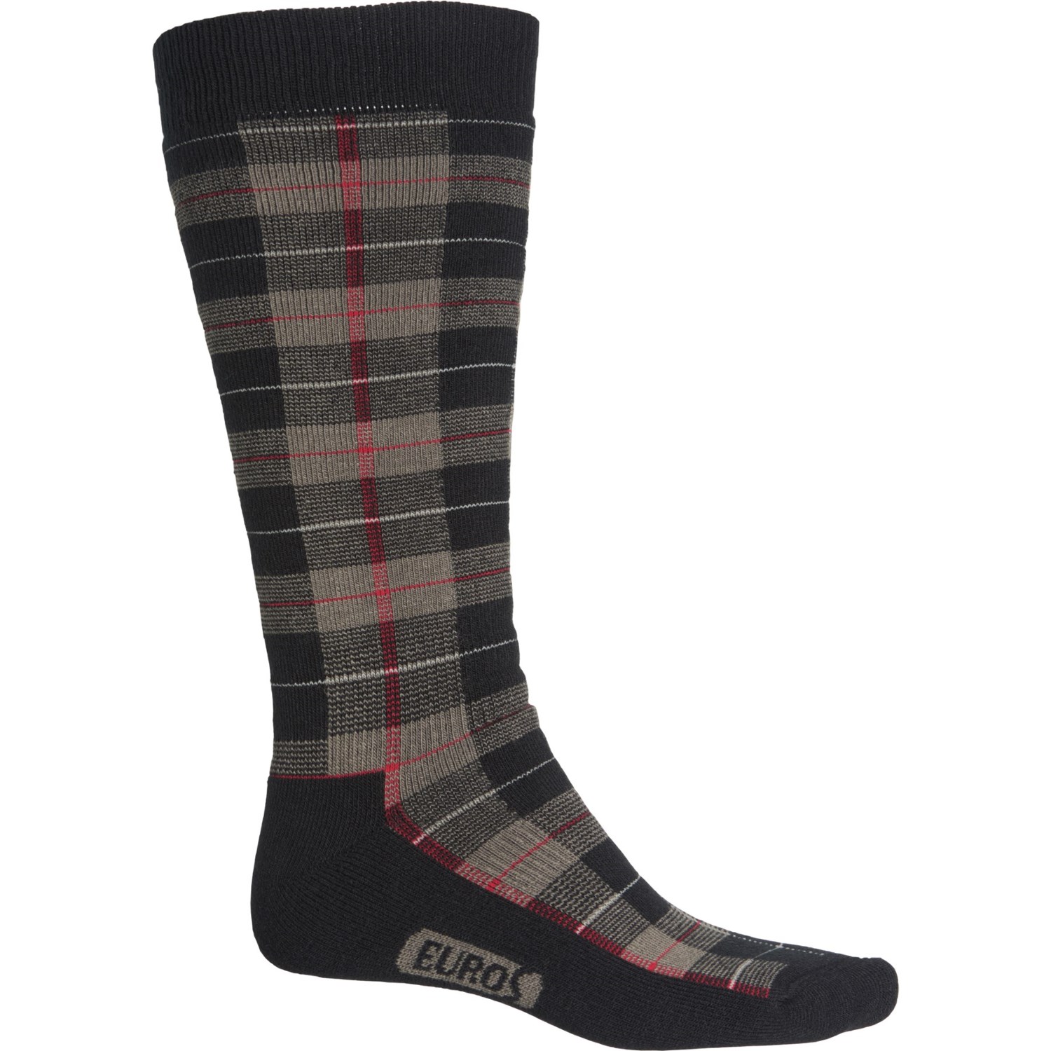 

Носки Eurosock Made in Italy Tartan MicroSupreme Ski - Over the Calf (For Men and Women) Black, L (48)
