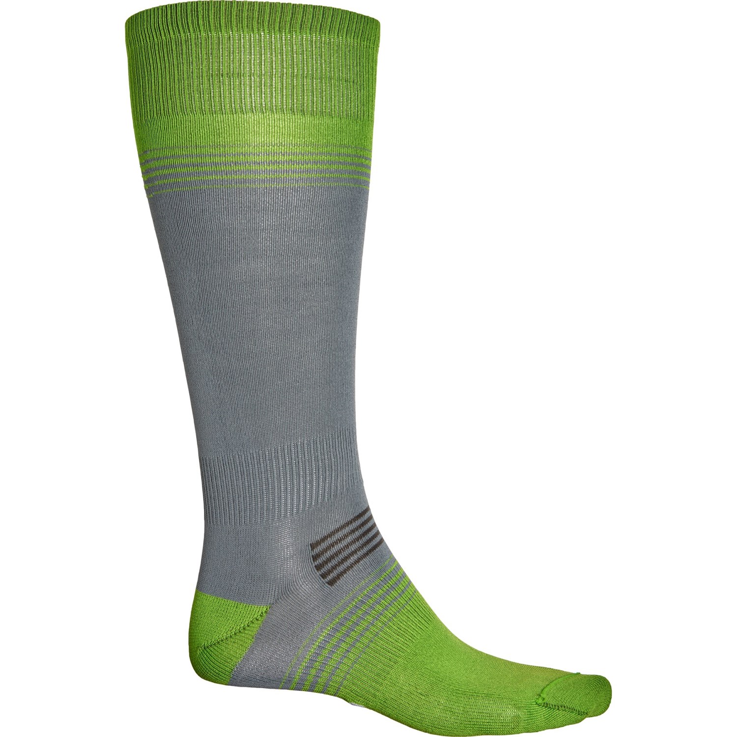 

Носки Eurosock Made in Italy Silver Ultralight Ski - Over the Calf (For Men and Women) Gray Green, XL (50)
