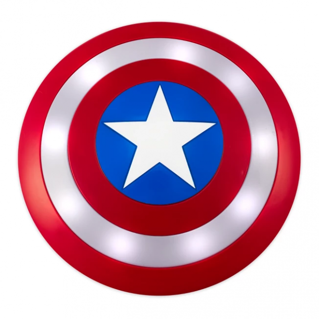 

Щит Капитан Америка Endgame пластиковый 32 см с ручкой Красный (123585)